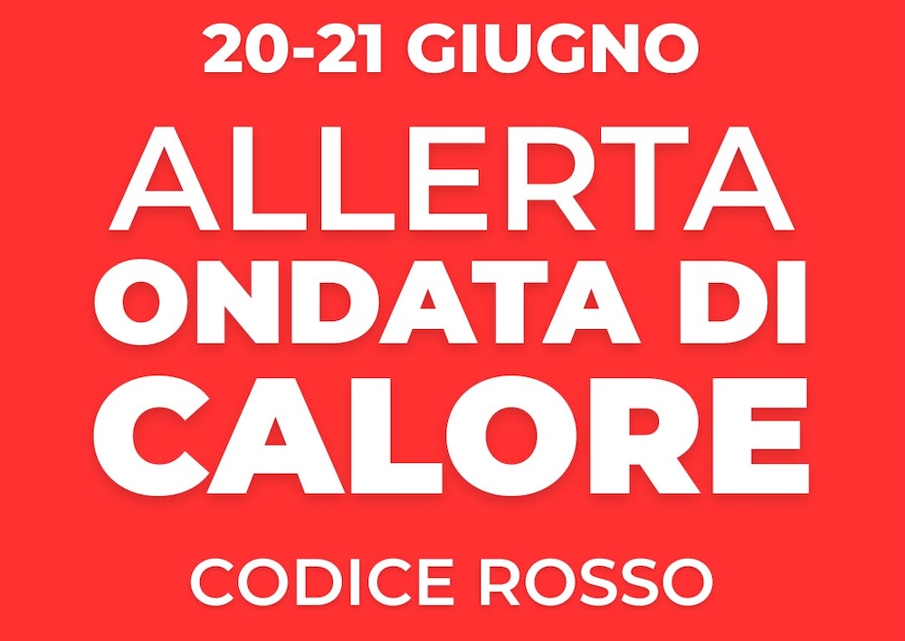 Allerta caldo in Toscana, codice rosso nel weekend