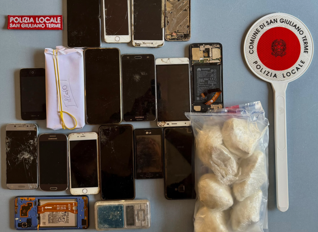 Blitz antidroga a San Giuliano Terme: sequestro di 35mila euro