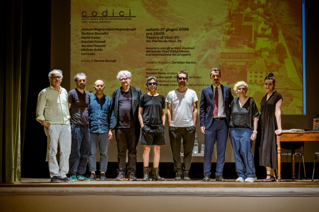 Codici: In scena le sette opere degli artisti partecipanti al bando 'Vinci Città Museo'