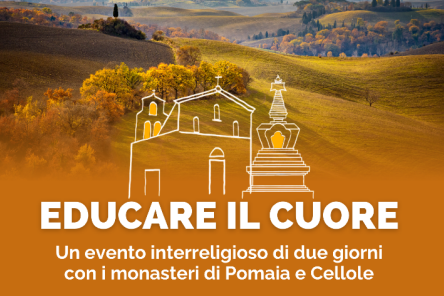 Evento storico di incontro tra buddisti e cristiani a Pomaia e Cellole