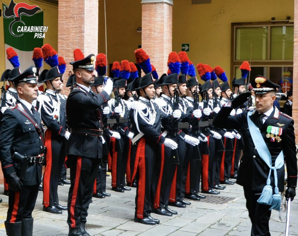 Festa dei Carabinieri a Pisa per il 212° Anniversario dell'Arma Italiana