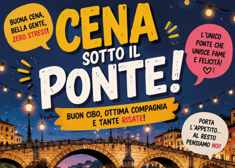 Fibbiana a tavola per la solidarietà: ecco la 'Cena sotto il Ponte'