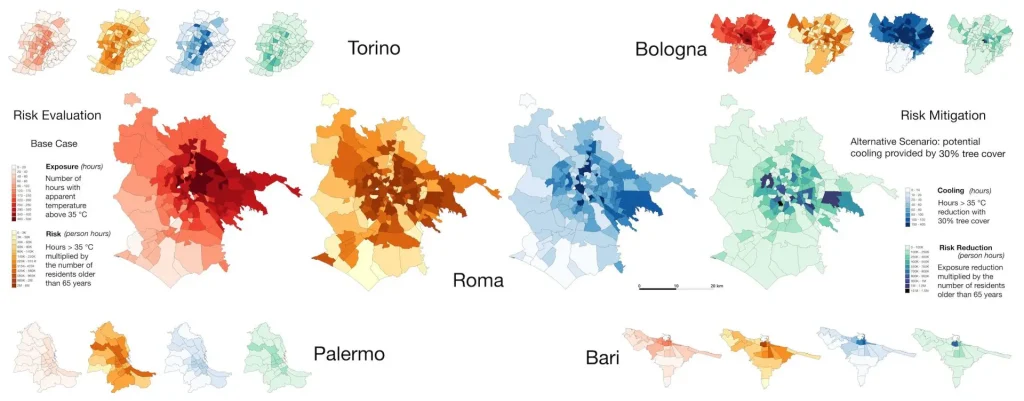 Foreste Urbane per Mitigare le Ondate di Calore: Studio del CNR su 10 Città Italiane