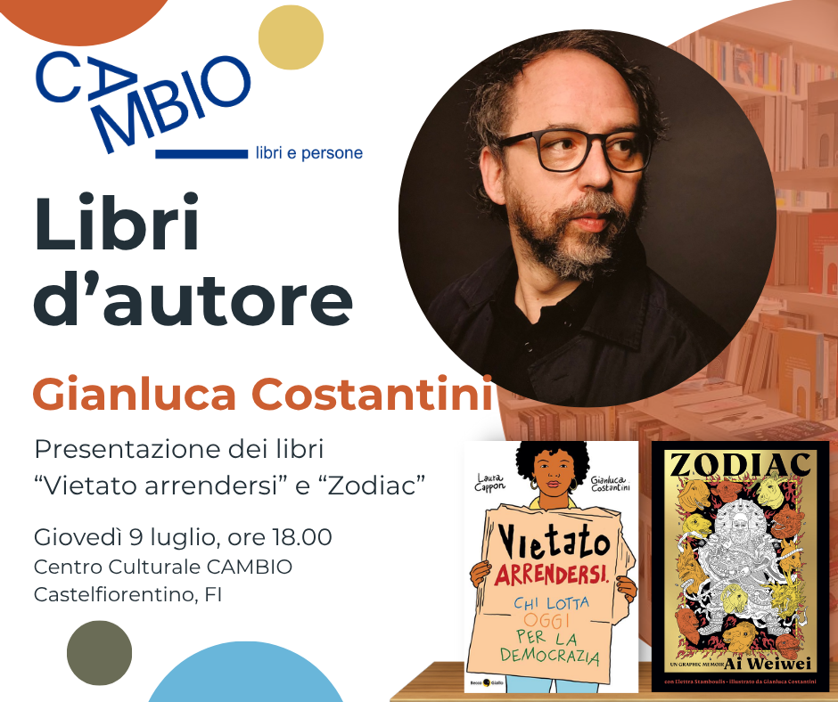 Gianluca Costantini espone le sue opere al Cambio di Castelfiorentino