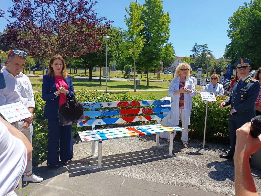 Giornata del Donatore di Sangue: Inaugurazione della Panchina del Dono a Cisanello