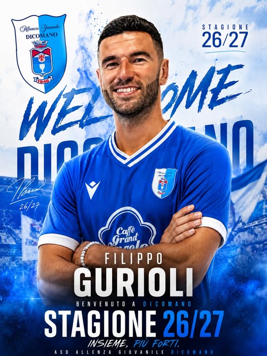 Filippo Gurioli al Dicomano - Rassegna del Calcio Toscano