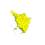 Maltempo: allerta gialla in Toscana per forti temporali
