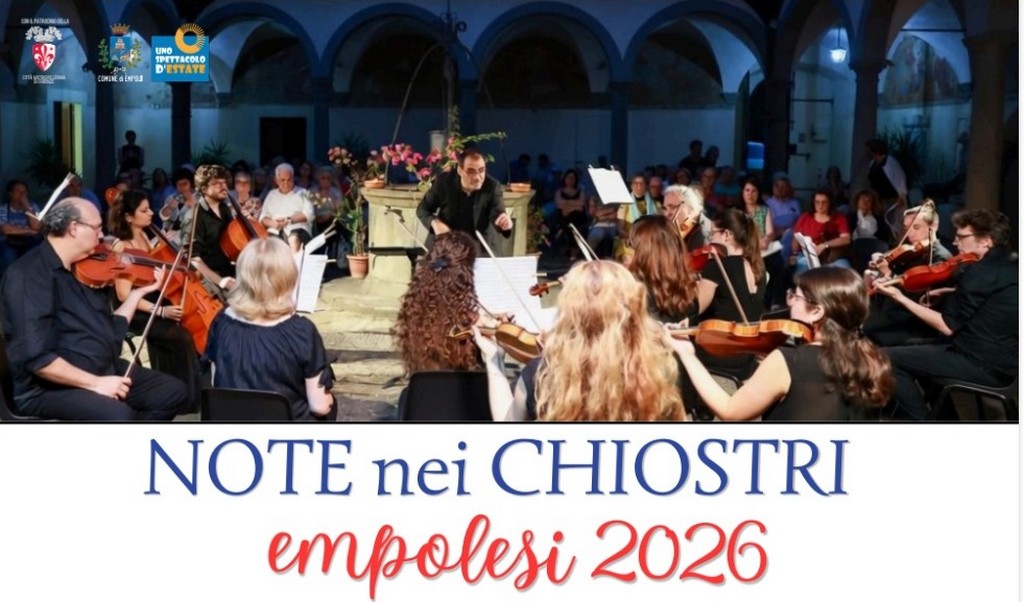 Musica sotto le stelle: continua la rassegna "Note nei Chiostri Empolesi"