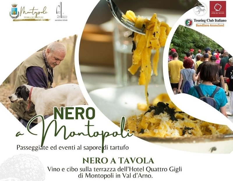 Nero a Montopoli: Una serata tra tartufo e sapori locali nel borgo
