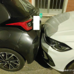 Oste neopatentato in stato di ebbrezza investe tre auto