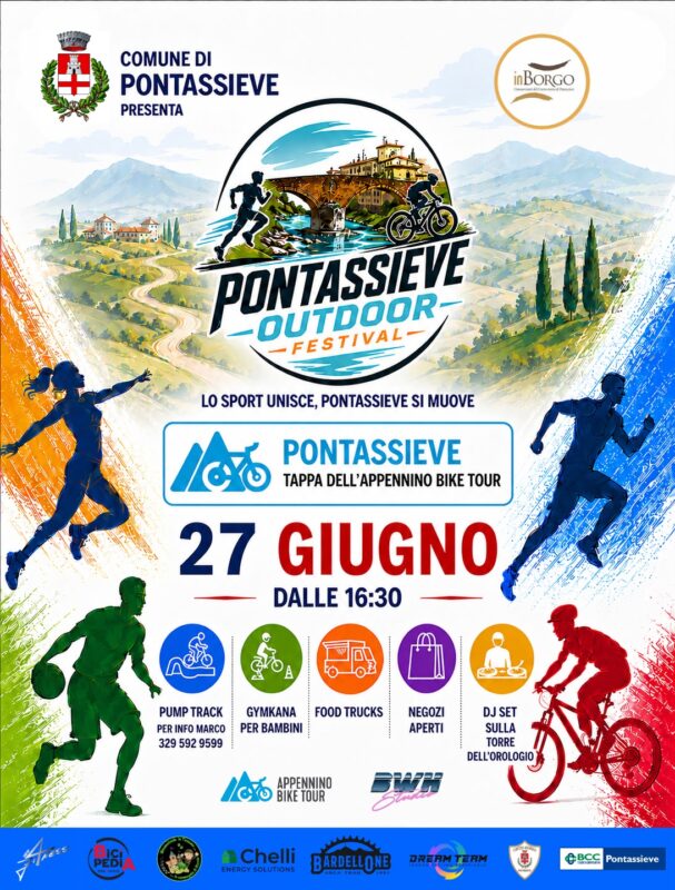Pontassieve ospita una tappa del Festival Appennino Bike Tour.