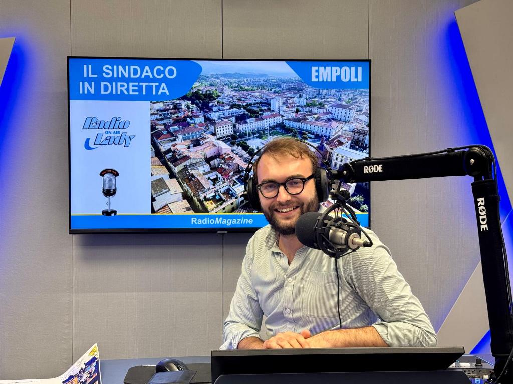 Ritorna 'Il Sindaco in Diretta' su Radio Lady: Mantellassi aggiorna su estate empolese, sicurezza urbana e piazza Matteotti