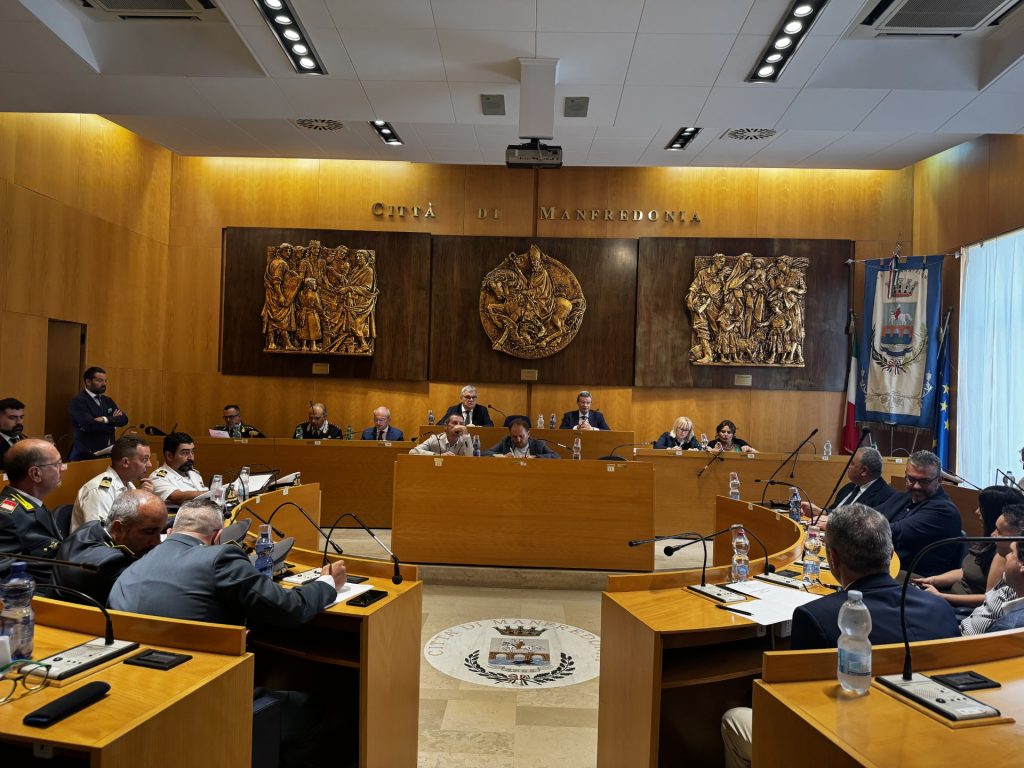 Riunione del Comitato Provinciale per l'Ordine Pubblico a Manfredonia