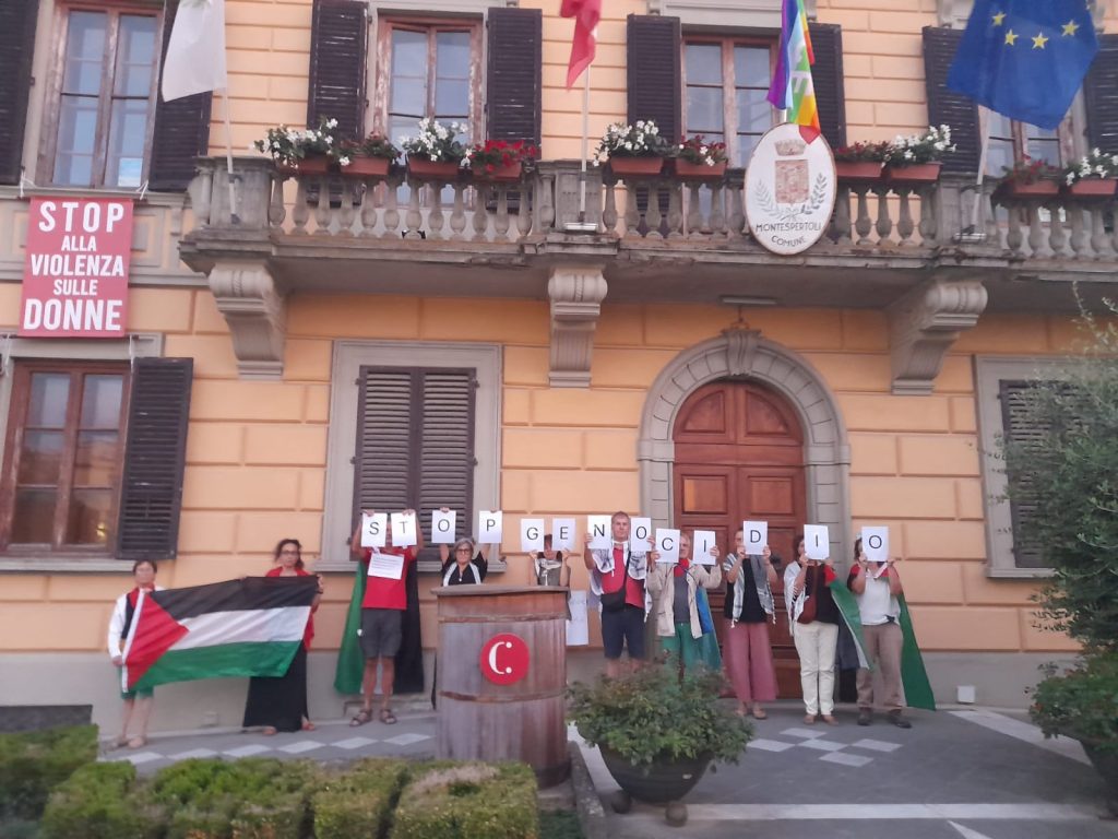 Sanzionato dopo il flash mob per la Flottilla, da Montespertoli: "Violazione dei diritti"