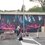 Un nuovo murale al campo sportivo di Comeana