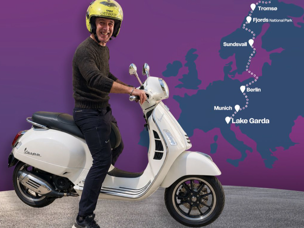 Una Vespa fiorentina parte per Capo Nord: 4.000 km per celebrare gli 80 anni del marchio