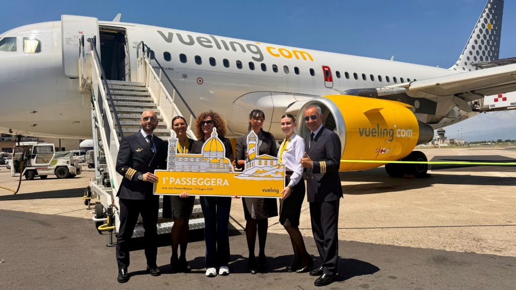 Vueling, inaugurata la nuova tratta tra Firenze e Minorca
