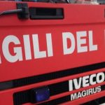 Pontassieve. Incendio in collina. Chiusura di via San Martino.