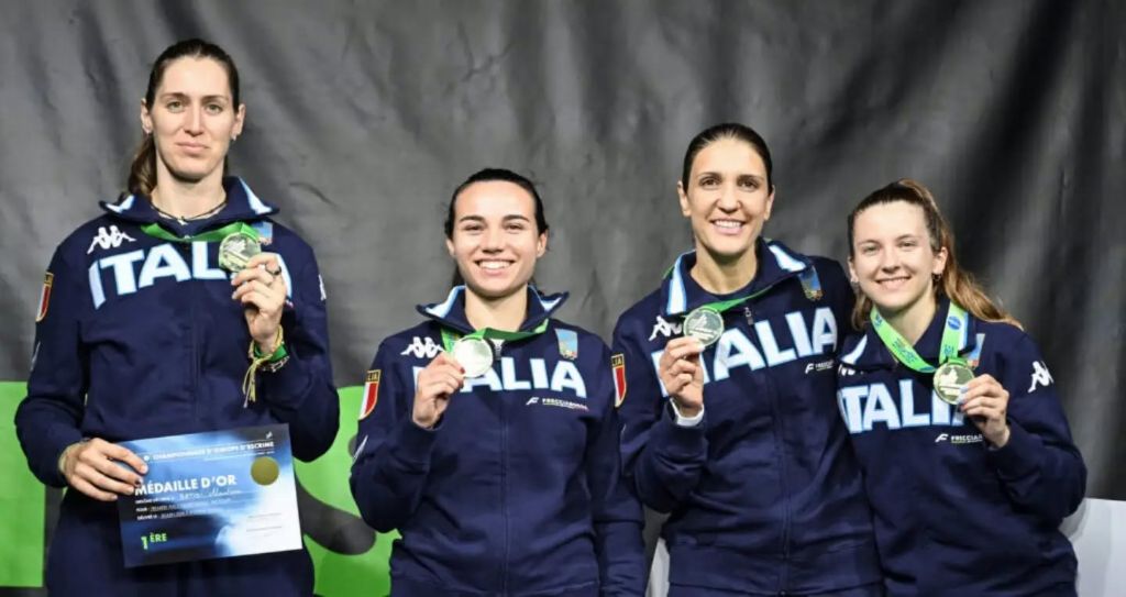 Fioretto femminile: trionfo azzurro agli Europei con Pisa protagonista grazie a Batini e Vanni