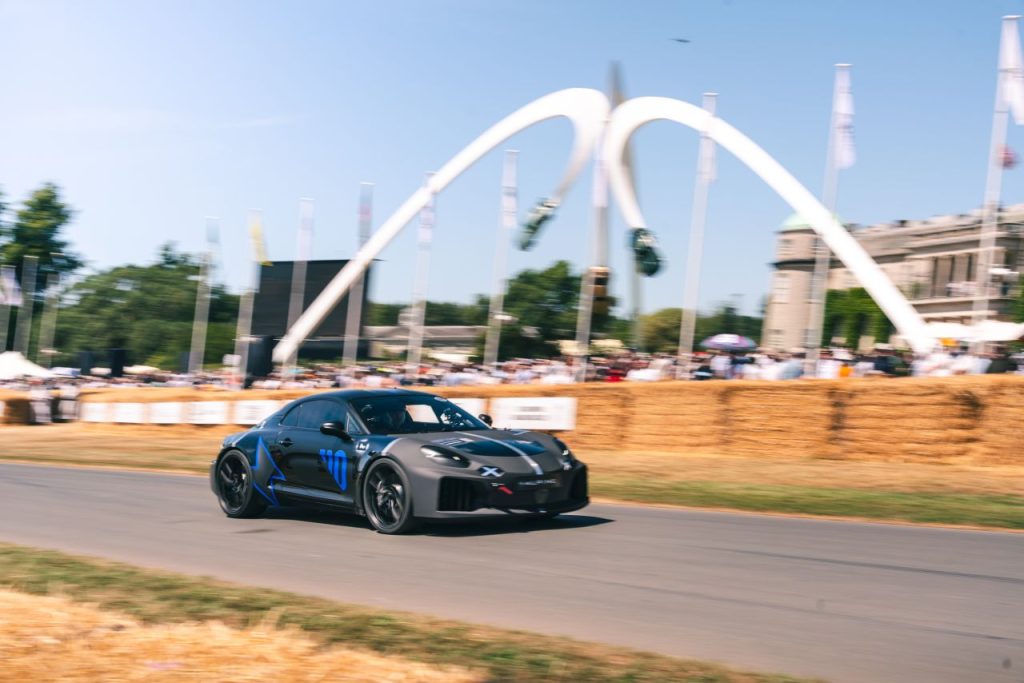 Alpine A110 Future Makes Its Debut at Goodwood