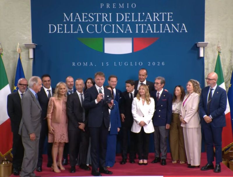 Meloni e Lollobrigida onorano 10 Maestri dell'Arte Culinaria Italiana