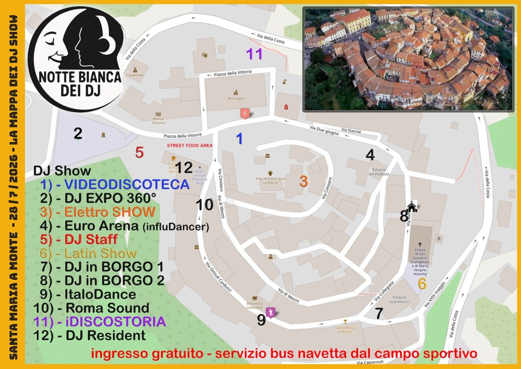 A Santa Maria a Monte, la 'Notte Bianca dei DJ'
