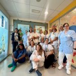 ABIO regala una vetrofania decorativa al reparto di pediatria dell'ospedale di Pistoia