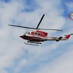 Ancora focolai in Versilia: due elicotteri in azione a Seravezza.