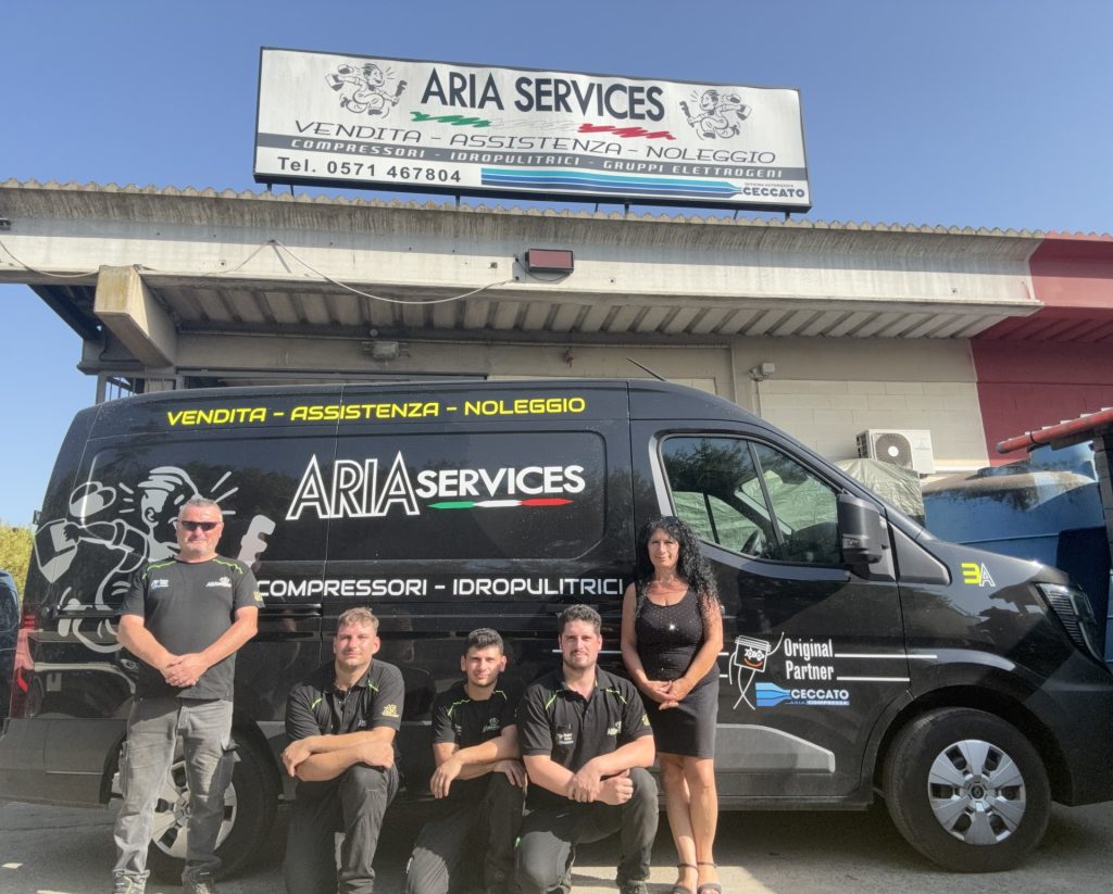 Aria Services di Montopoli celebra 25 anni: qualità, innovazione e una donazione per la comunità.