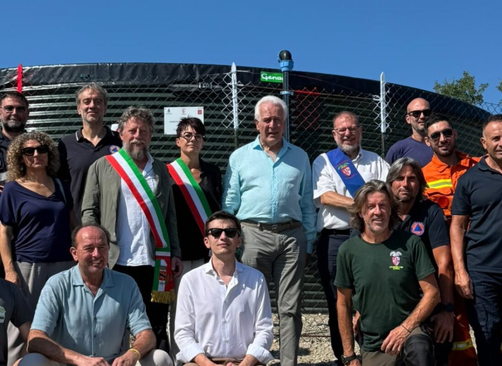 Calenzano, inaugurato un nuovo serbatoio d'acqua