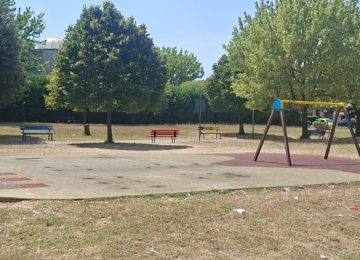 Castelfranco: smantellati i giochi del Parco Galilei dopo un anno di degrado