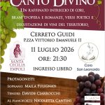Cerreto Guidi: Musica e Selezione di Vini con 'Canto Divino'