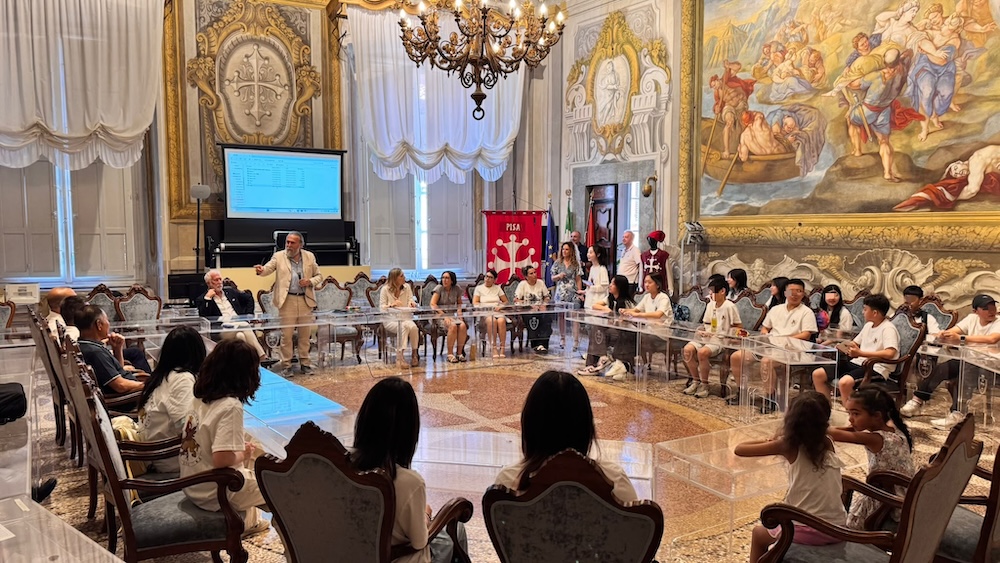 Da Hangzhou a Pisa: una delegazione di studenti cinesi in visita alla città gemellata