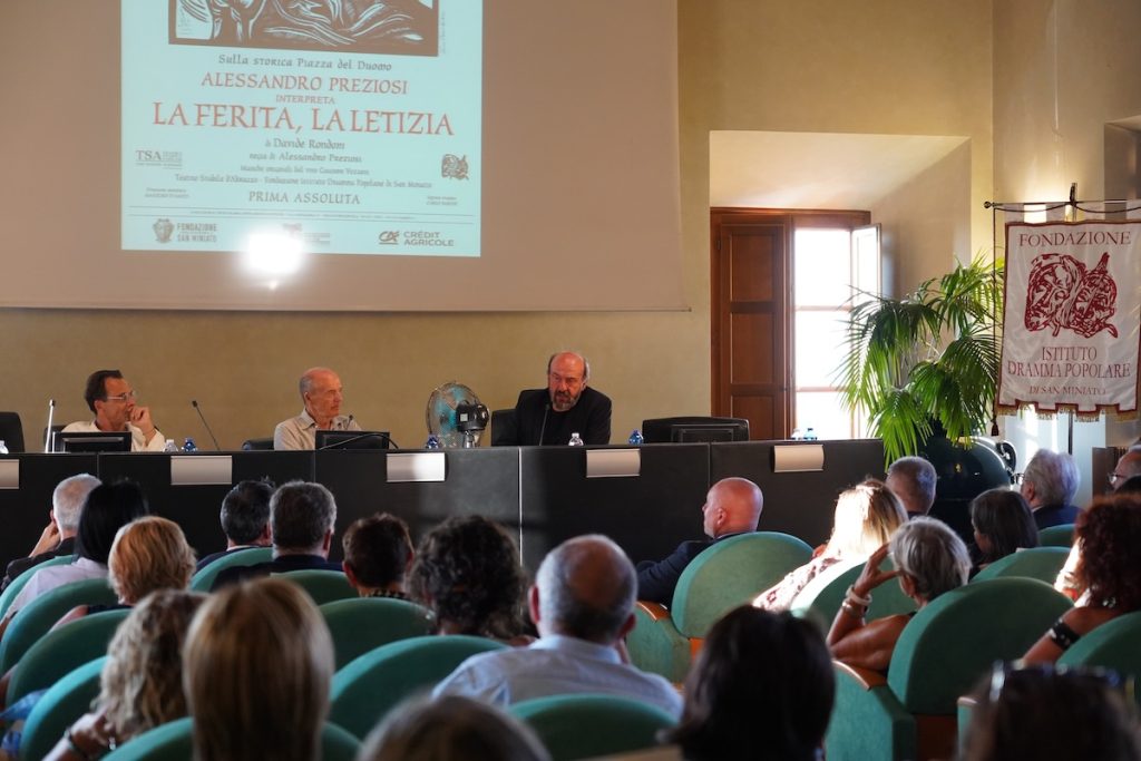 Calano le luci sul Dramma Popolare: Preziosi e Rondoni insieme per il gran finale a San Miniato