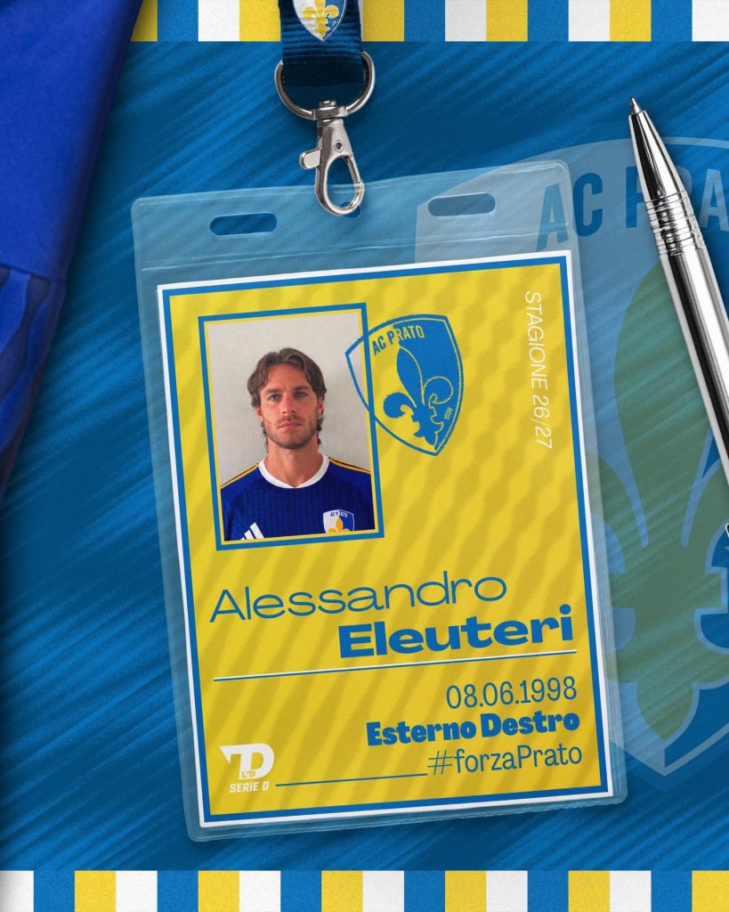 Prato: nuovo acquisto. Presentiamo Eleuteri.