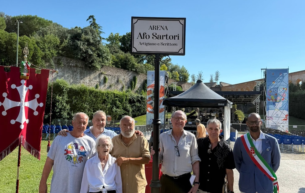 Giardino Scotto: L'area concerti intitolata ad Afo Sartori