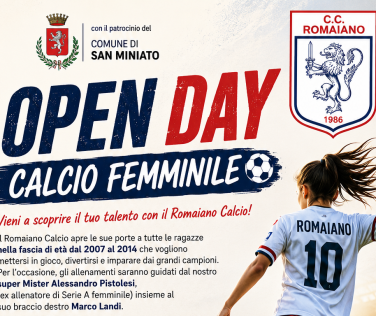 Giornata di porte aperte al Romaiano Calcio di San Donato: incontro con il calcio femminile giovanile