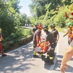 Grave incidente in bicicletta a Gaiole in Chianti: soccorso un ciclista