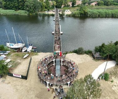 Inaugurato a Pisa il nuovo ponte ciclopedonale sull'Arno che collega San Piero a San Rossore