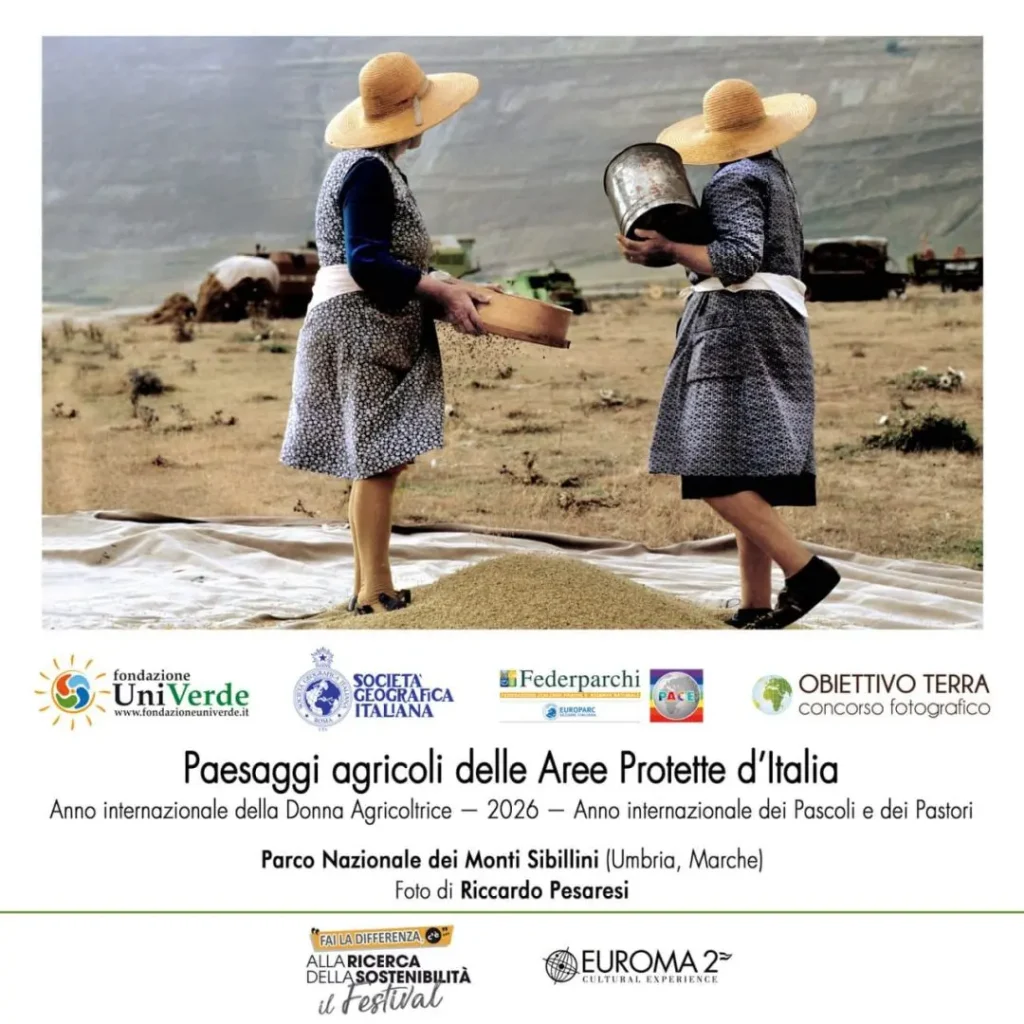 Inaugurazione della mostra fotografica "Paesaggi Agricoli delle Aree Protette d'Italia" a Roma il 16 luglio