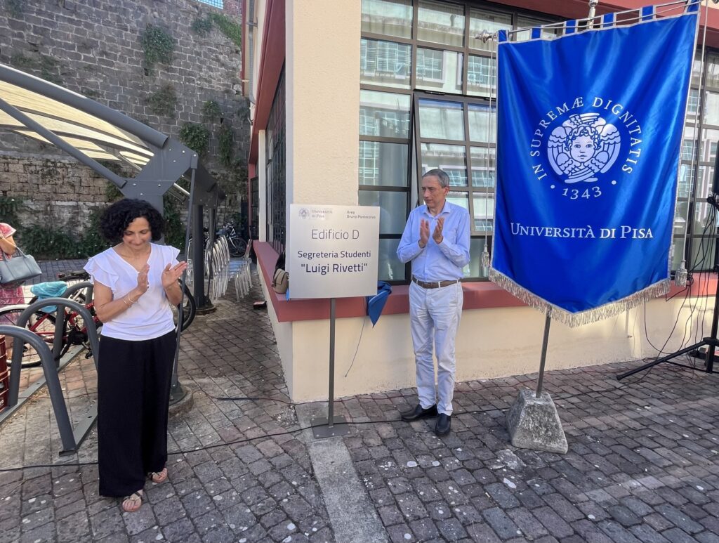 L'Università di Pisa dedica la Segreteria a Luigi Rivetti