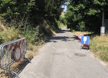 Marti: Iniziano i lavori di messa in sicurezza della frana in via Immaginetta