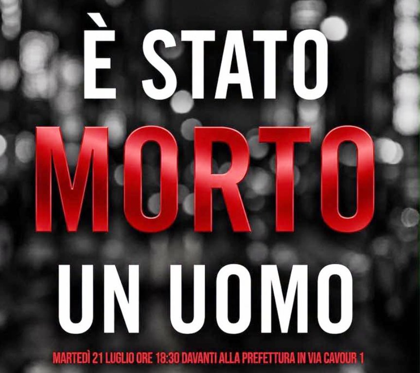 Morte di Abderrahim Fakir a Bologna: manifestazione delle associazioni davanti alla Prefettura di Firenze
