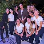 Orlando Boom a cena a Forte dei Marmi: la foto con lo staff