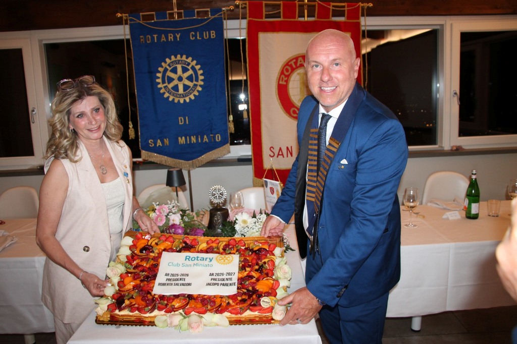 Passaggio del Collare al Rotary Club San Miniato: Iacopo Parente nuovo presidente