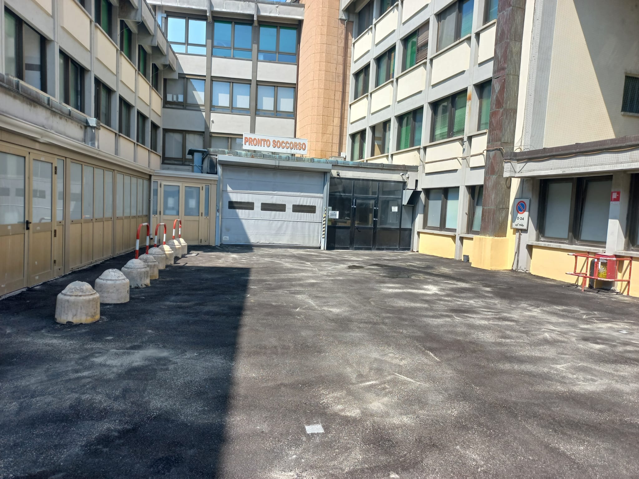 Pronto Soccorso dell'ospedale della Valdinievole: Interventi sul piazzale completati
