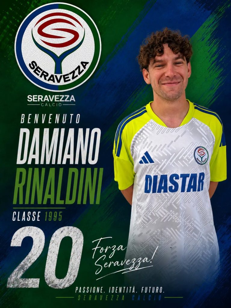 Il Seravezza presenta Rinaldini: ecco la squadra al completo.