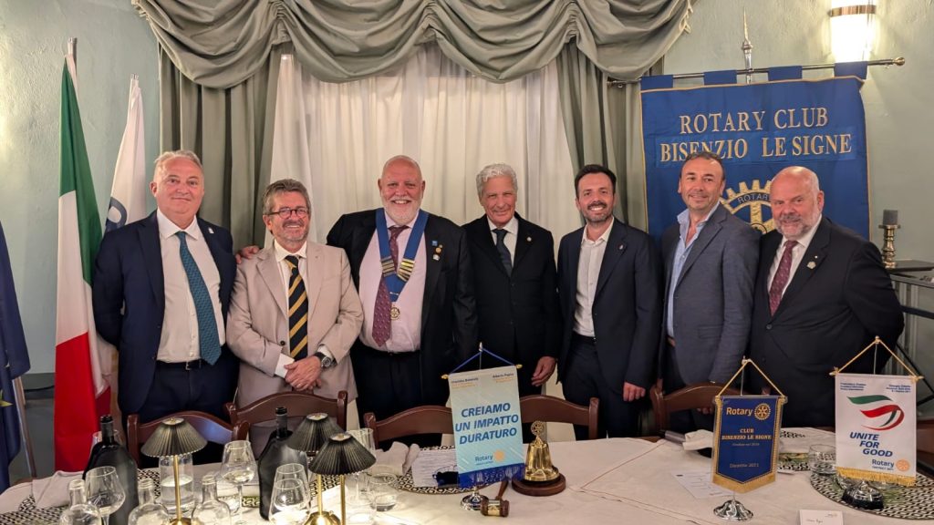 Rotary Club Bisenzio Le Signe: È il momento del passaggio del collare