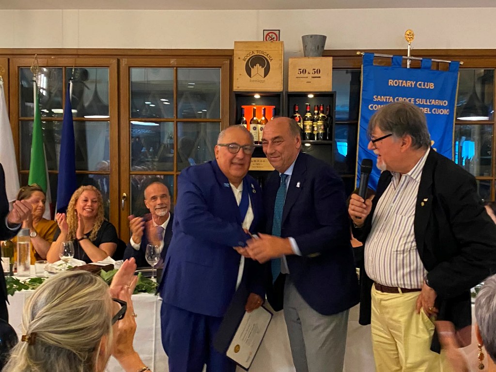 Rotary Club Comprensorio del Cuoio: Passaggio del Martelletto, Fausto Bianchi Nuovo Presidente per il 2026/2027