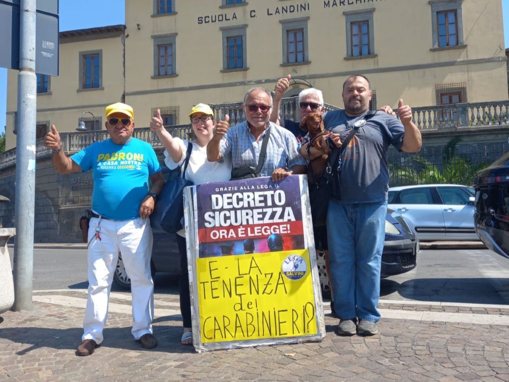 Sicurezza, Cordone (Lega Fucecchio): "Ribadiamo le nostre proposte"